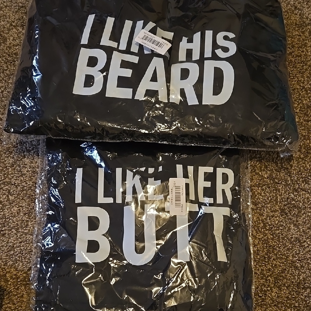 Couple's Matching Black T-Shirts